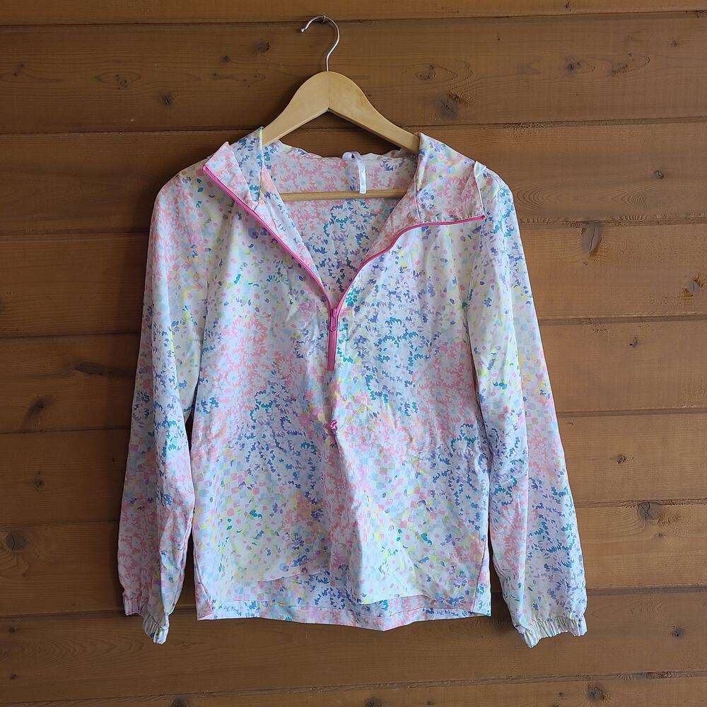 Fabletics Rosa Woven Jacket Patchwork Daisy Paste… - image 2